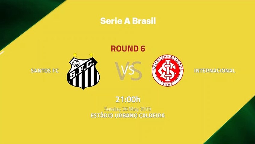 Pre match day between Santos FC and Internacional Round 6 Série A