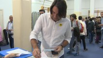 De Dalmases (JxCat) vota en Barcelona
