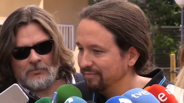 Iglesias insta a la gente a votar en libertad y en conciencia