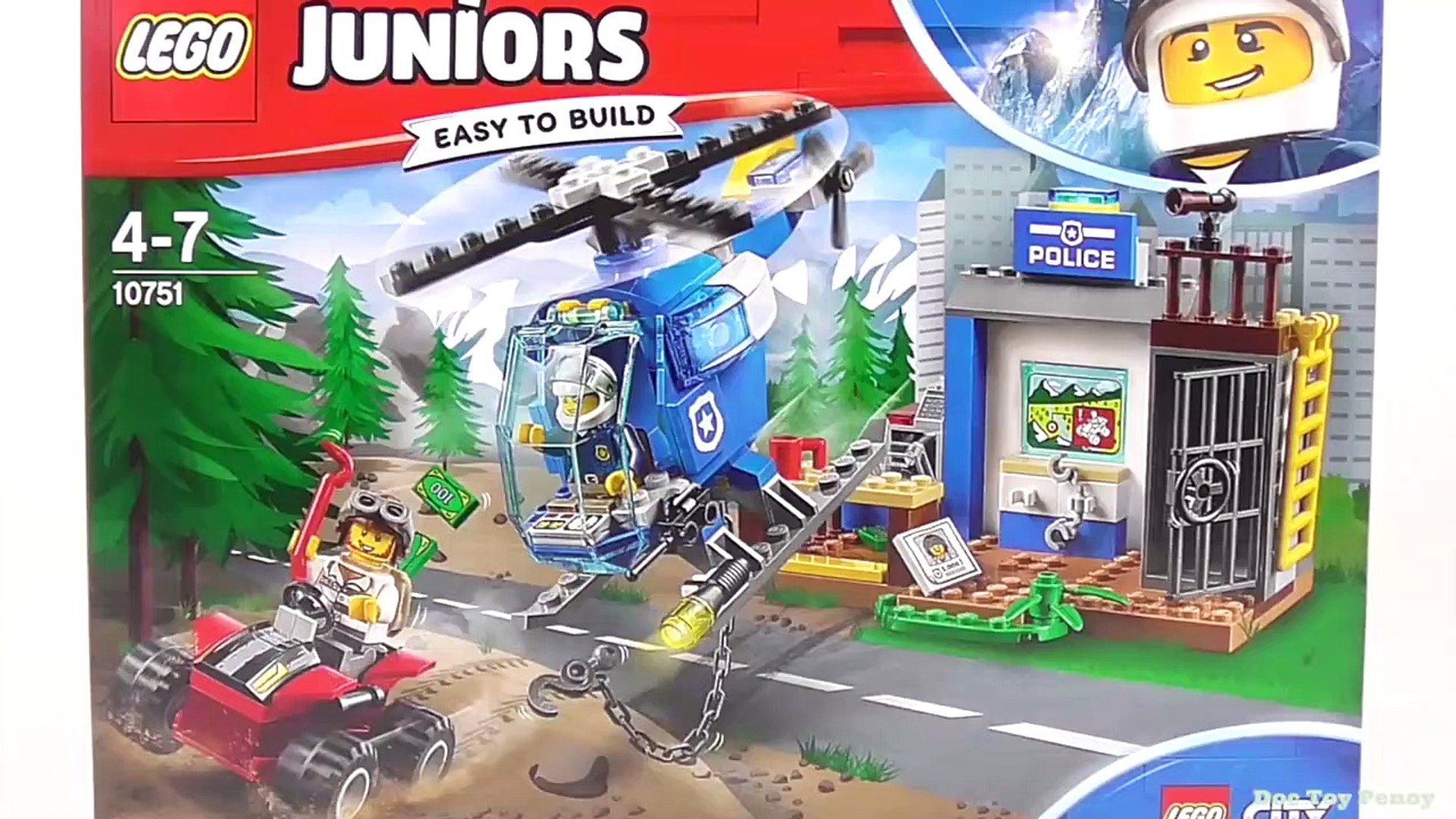LEGO Juniors City Mountain Police Chase - Playset 10751 Toy Unboxing &  Speed Build - video Dailymotion