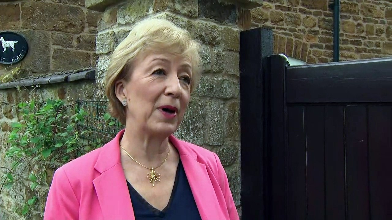 Leadsom announces Tory leadership bid