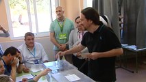 Pablo Iglesias tras votar: 