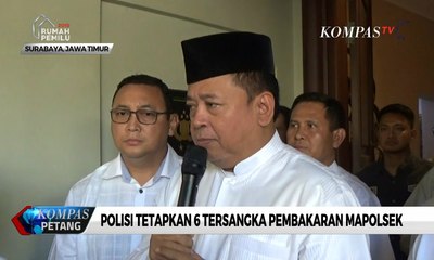 Polisi Tetapkan 6 Tersangka Pembakaran Mapolsek di Sampang