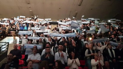 Grosse ambiance salle Lauga à Bayonne