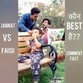 Jannat Zubair Vs Faisu Team 07 Tik Tok Stars Funny Videos