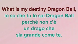 What's my destiny dragon ball sigla Giorgio Vanni (Karaoke TOP)