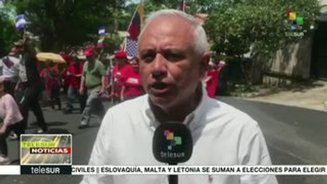 Los salvadoreños se movilizan en apoyo a Venezuela
