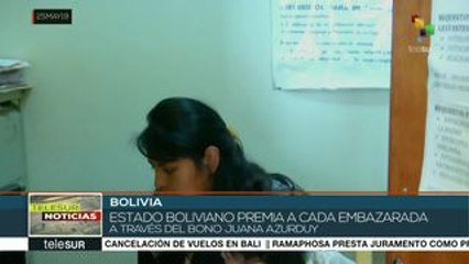 Bolivia: bono ayuda a reducir la mortandad materna e infantil