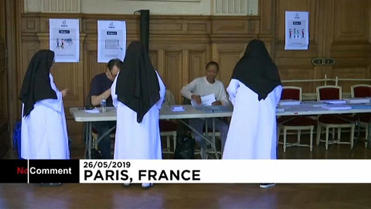 Europawahlen: In Paris gehen auch Nonnen wählen