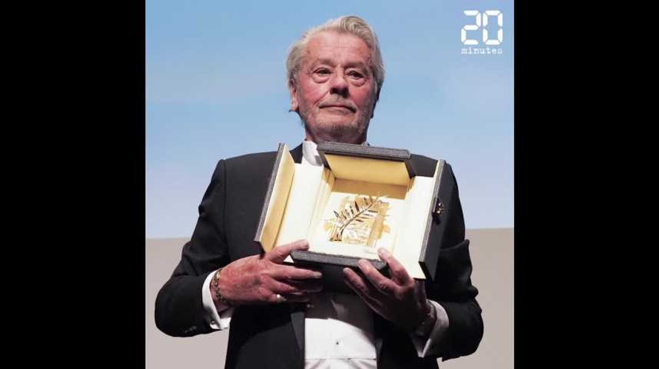 Festival de Cannes: Le «monstre sacré» Alain Delon reçoit une palme d'or malgré la polémique