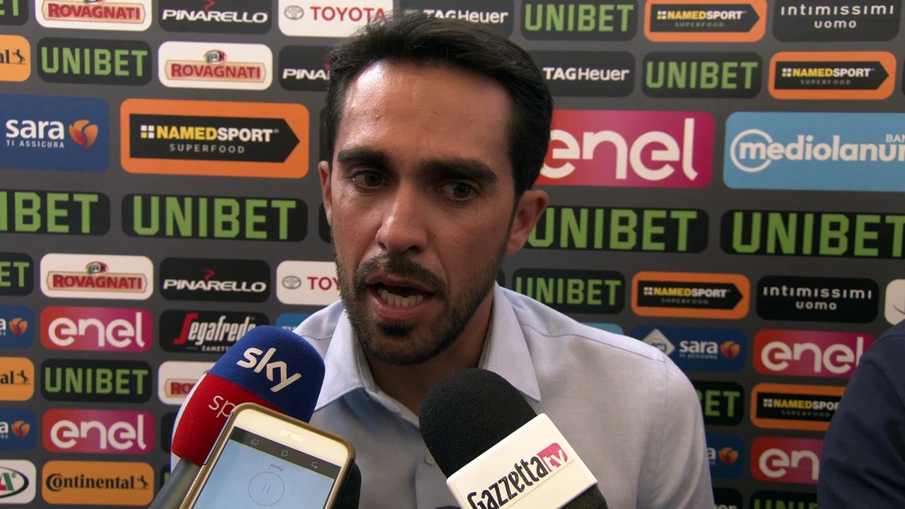 Alberto Contador - intervista post gara - tappa 15 - Giro d'Italia 2019