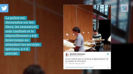 De la poudre blanche a été découverte dans un bureau à Seneffe, dans le Hainaut