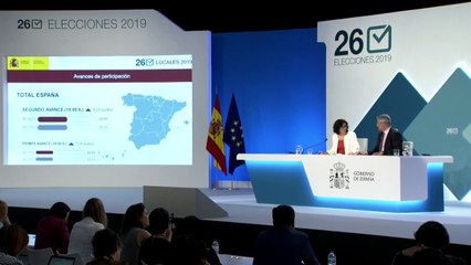 La participación en locales iguala la de 2015 y cae 10 puntos respecto al 28A