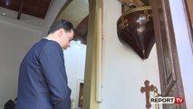 Report TV - Kreu i PD Lulzim Basha në meshën e Pashkëve në Kishën e Shna Ndout në Laç