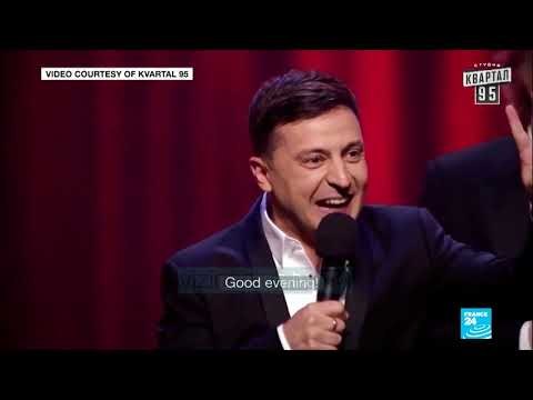 Një komedian sfidon Poroshenkon për presidentin e ri të Ukrainës - News, Lajme - Vizion Plus