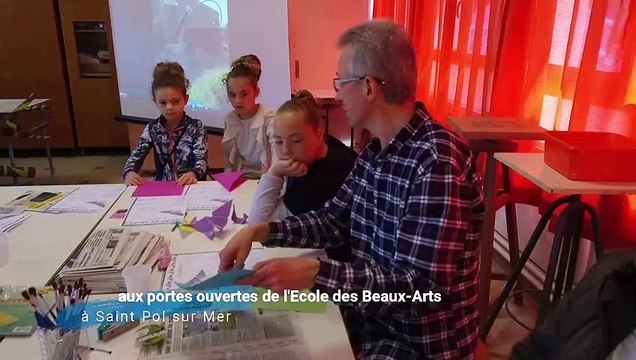 Aux portes ouvertes de l'Ecole des Beaux-Arts à Saint Pol sur Mer