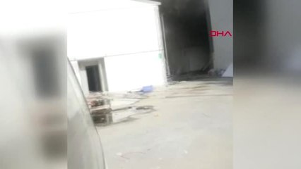 İSTANBUL- METRO İNŞAATINDA YANGIN