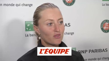 Mladenovic «Une entrée en matière très compliquée» - Tennis - Roland-Garros (F)
