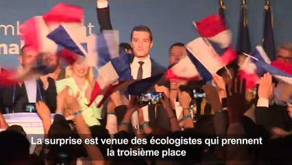 Européennes: le RN en tête devant Macron, les Verts troisième