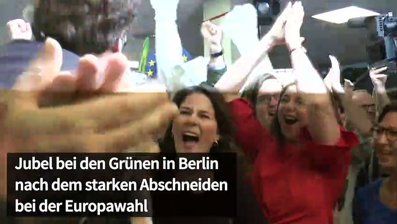 Grüne im Freudentaumel