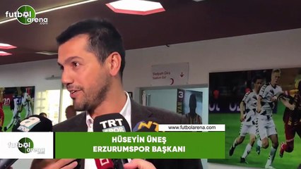 Hüseyin Üneş: "Kendimi zor tuuyorum, Erzurumspor'u yok saymak kimin haddine?"