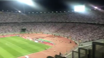 جماهير الأبيض تملأ مدرجات برج العرب : أفريقيا يا زمالك