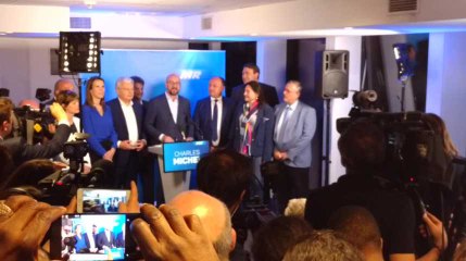 Discours de Charles Michel au QG du MR