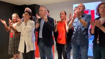 Celebración de Sánchez Bugallo como ganador de las elecciones locales