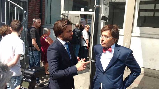 Elio Di Rupo et Georges-Louis Bouchez se retrouvent toujours..Video Eric Ghislain