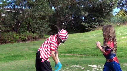 Iron SpiderMan Saves Captain Marvel