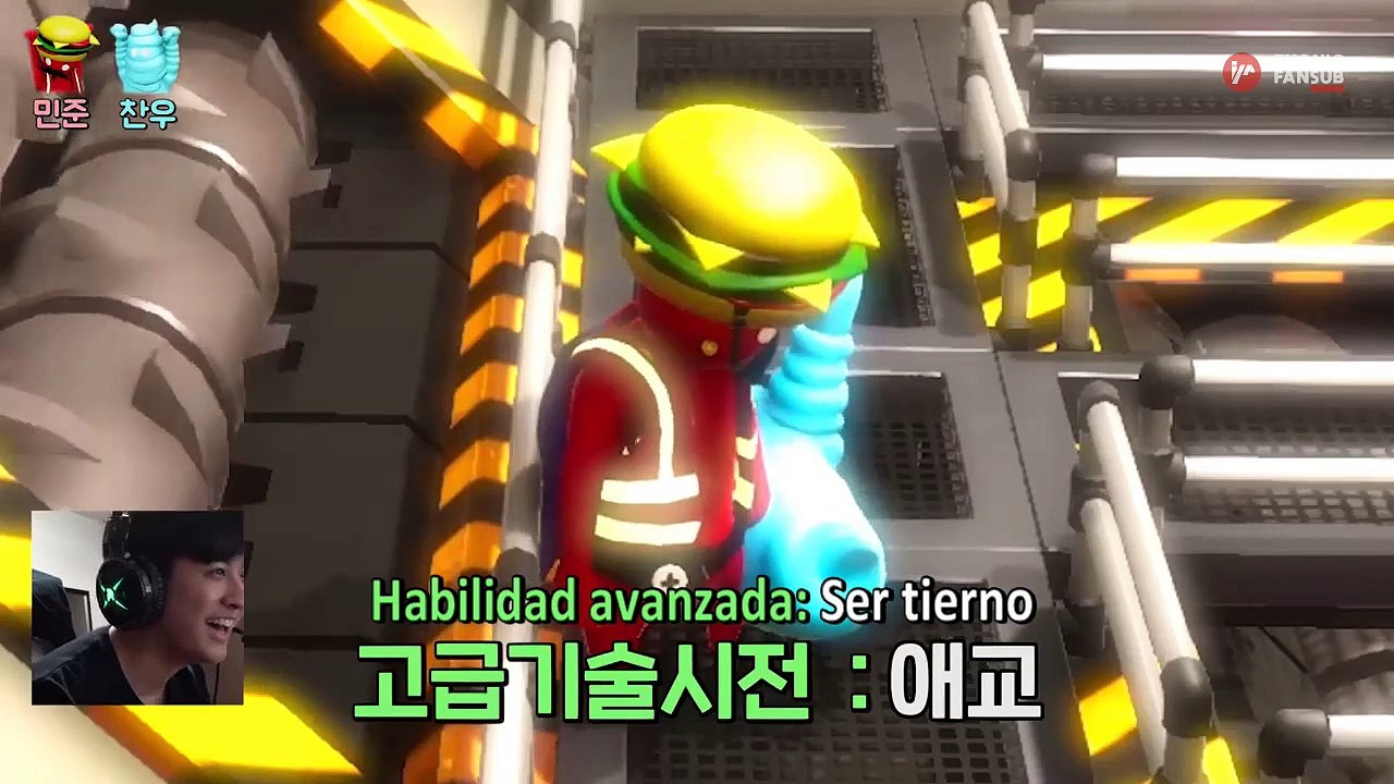 SUB ESP | La vida de Chanwoo: Fui derrotado por un amigo... ¡jugando Gang Beasts!