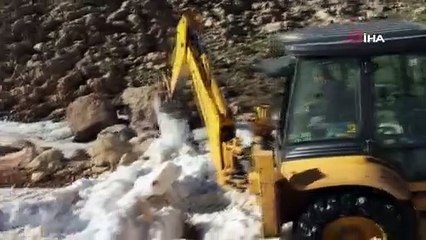 Kaş’ta mayıs ayında karla mücadele