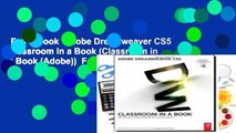 Full E-book  Adobe Dreamweaver CS5 Classroom in a Book (Classroom in a Book (Adobe))  For Kindle