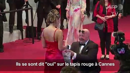 Cannes : ils se sont dit oui sur le tapis rouge