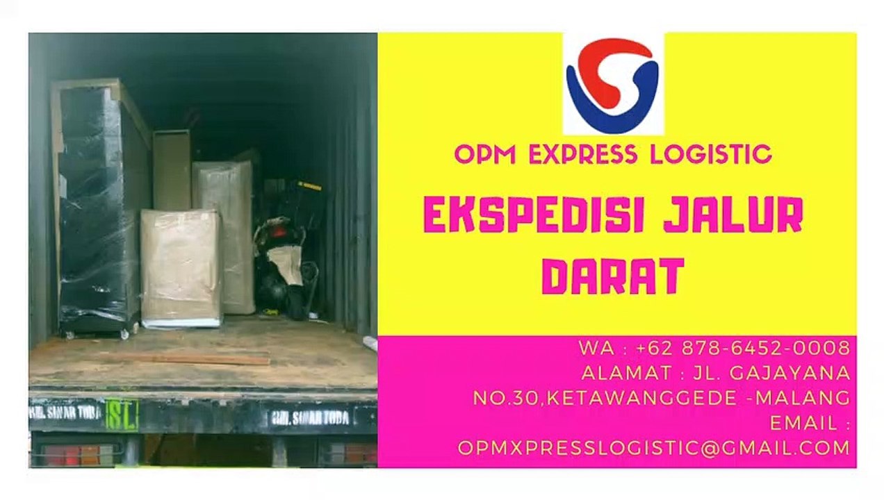 EKSPEDISI JALUR DARAT, WA +62 878-6452-0008, OPM Logistic