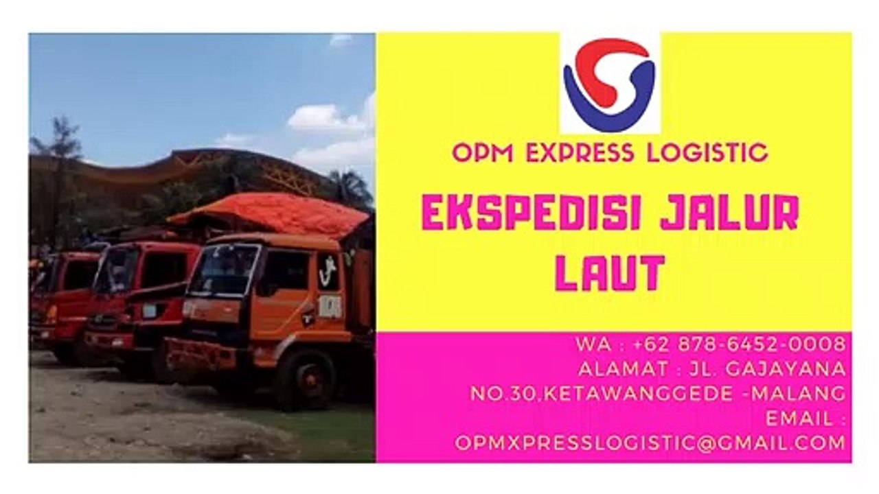 EKSPEDISI JALUR LAUT, WA +62 878-6452-0008, OPM Logistic