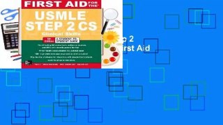 First Aid for the USMLE Step 2 CS  Best Sellers Rank : #4  First Aid for the USMLE Step 2 CS