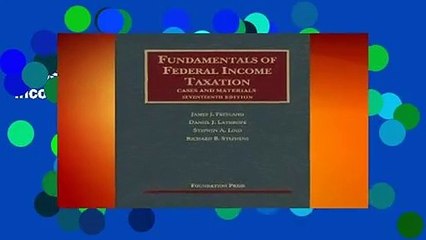 [MOST WISHED]  Fundamentals of Federal Income Taxation: Cases and Materials