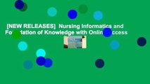 [NEW RELEASES]  Nursing Informatics and Foundation of Knowledge with Online Access