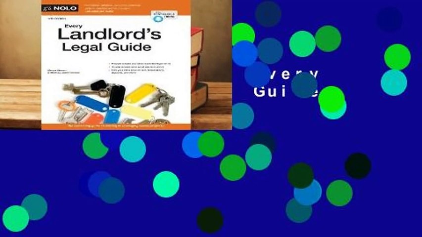 [NEW RELEASES]  Every Landlord's Legal Guide