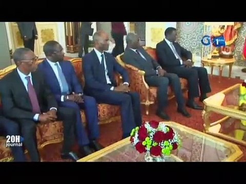 RTG - Audience de Président de la république Ali Bongo avec le Président de la république du Sénégal