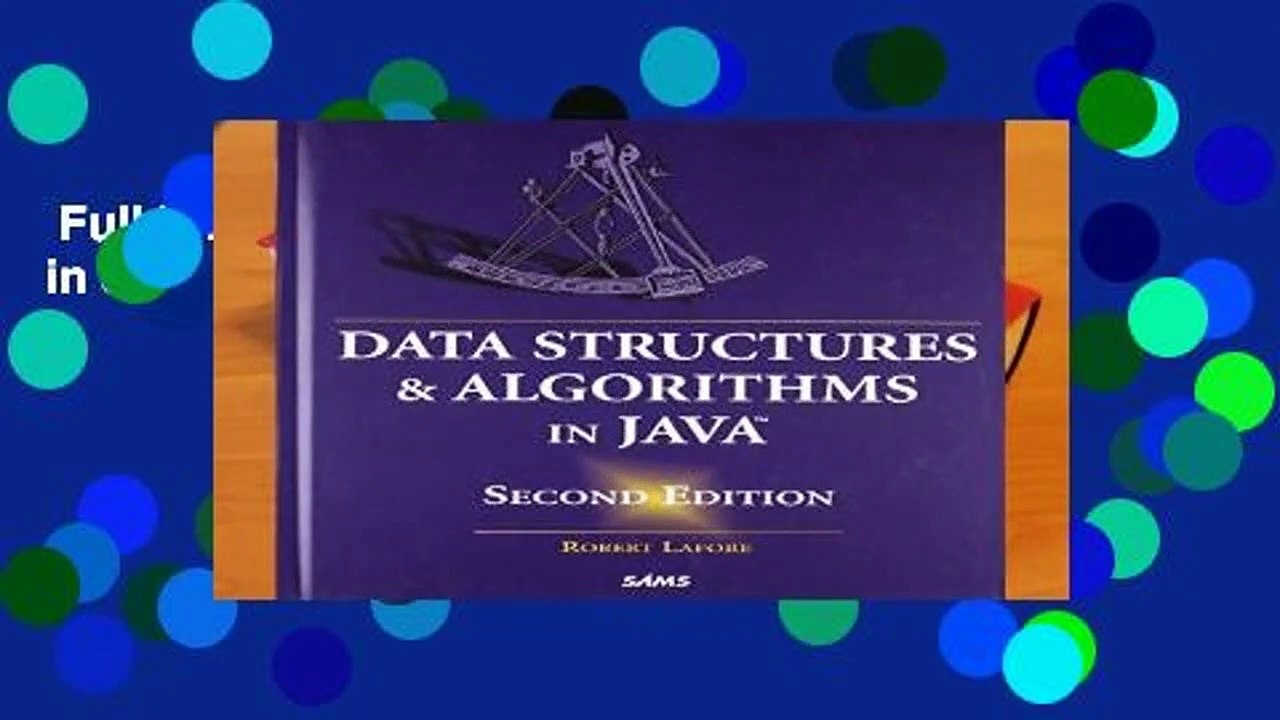 Full E-book  Data Structures and Algorithms in Java Complete