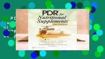PDR for Nutritional Supplements .  For Kindle  Full version  PDR for Nutritional Supplements .