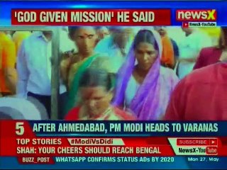 Descargar video: PM Narendra Modi in Varanasi; to visit Kashi Vishwanath temple, mega roadshow to take place later