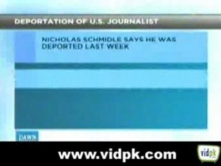 US journalist deported from Pakistan