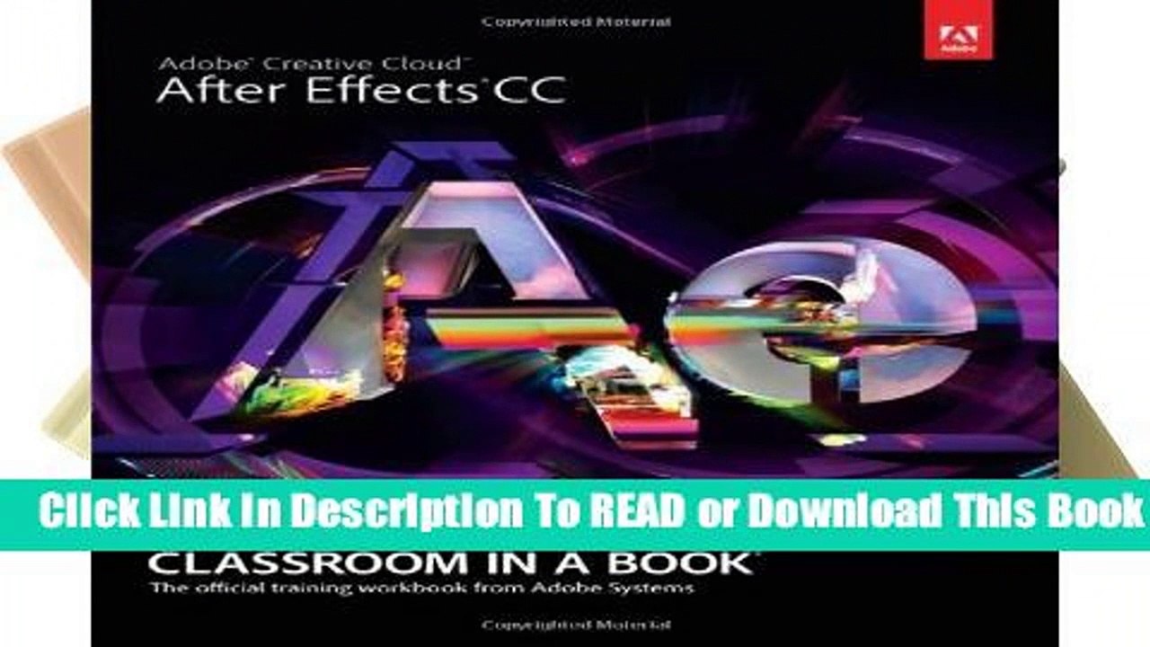 Adobe After Effects CC Classroom in a Book  Review