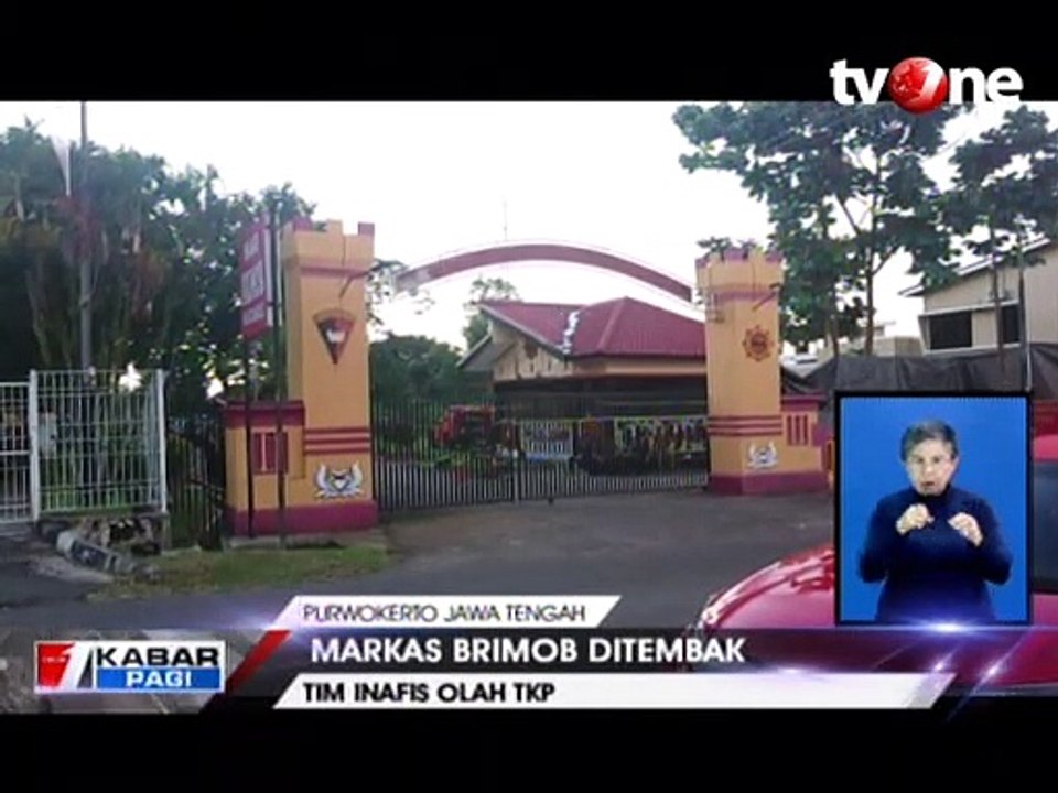 Pasca Markas Brimob Ditembak, Tim Inafis Olah TKP
