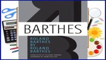 About For Books  Roland Barthes by Roland Barthes  Review