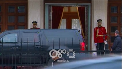 RTV Ora - Pas më shumë se 1 orë në Presidencë, Meta tregon çfarë diskutoi me Palmer-in