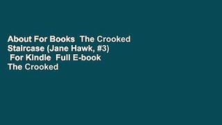 About For Books  The Crooked Staircase (Jane Hawk, #3)  For Kindle  Full E-book  The Crooked